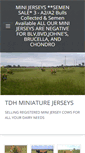 Mobile Screenshot of miniaturejerseysfromtdh.com